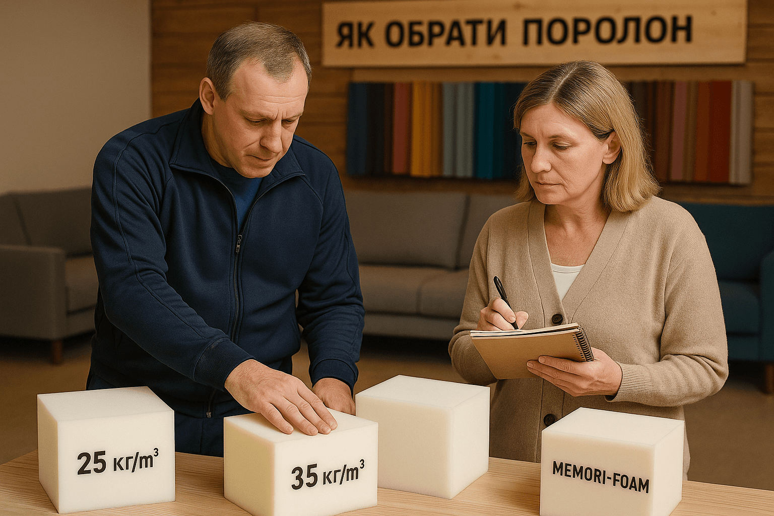 Як обрати поролон для дивану?